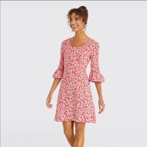 Draper James elbow length floral dress